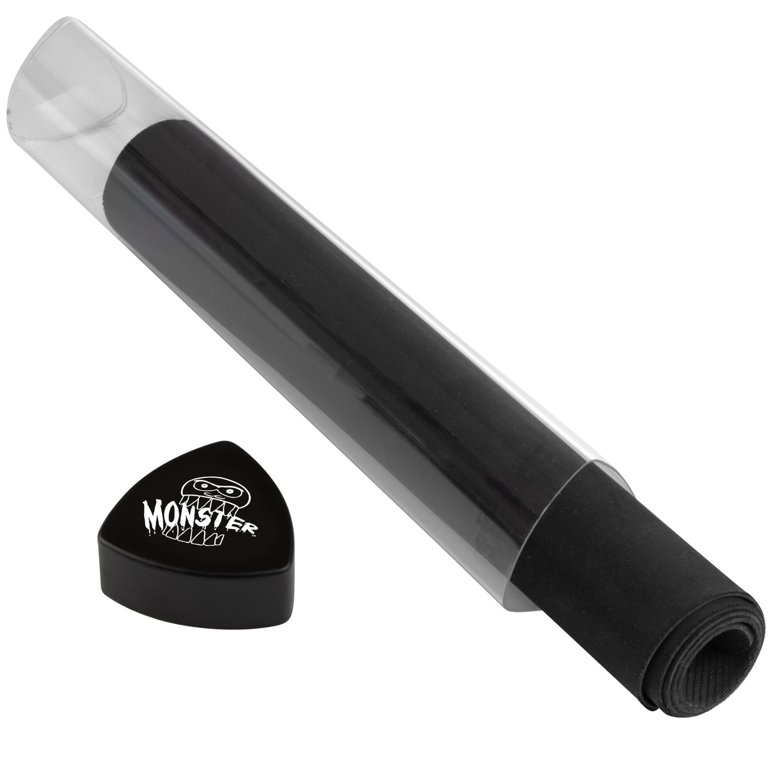 Monster Playmat Tube Clear with Black Cap